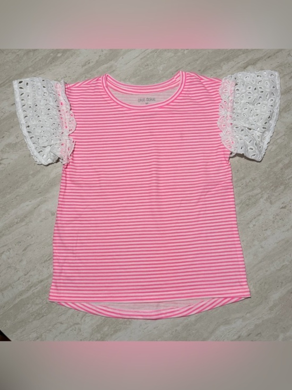 NWOT okie dokie Toddler Girl Tee Top *5T